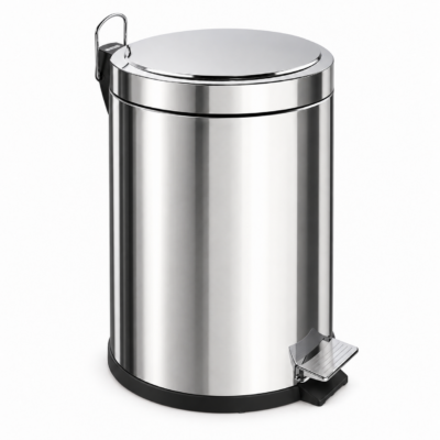 Tacho De Basura Acero Inox. C/Pedal + Balde Int. Removible 5 L - Brasil